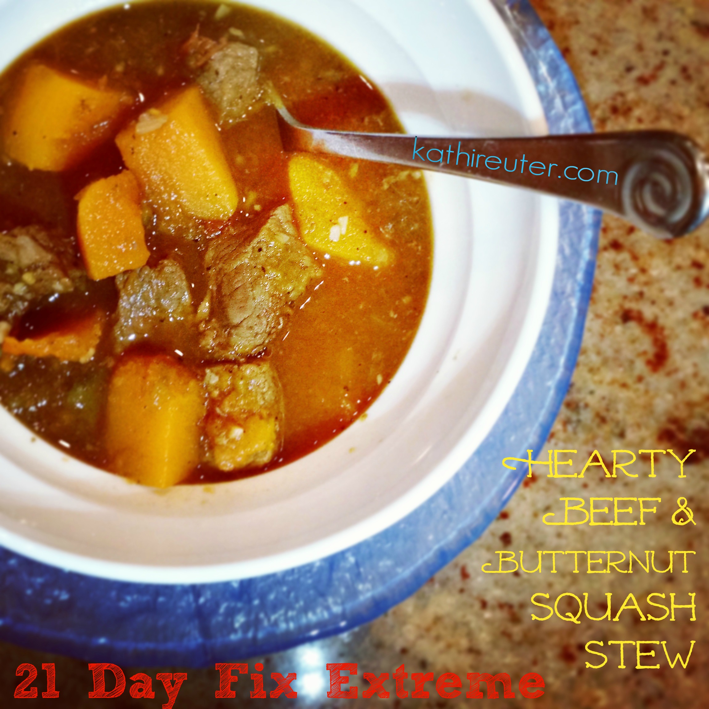 21 Day FIx Beef and Butternut Squash Stew