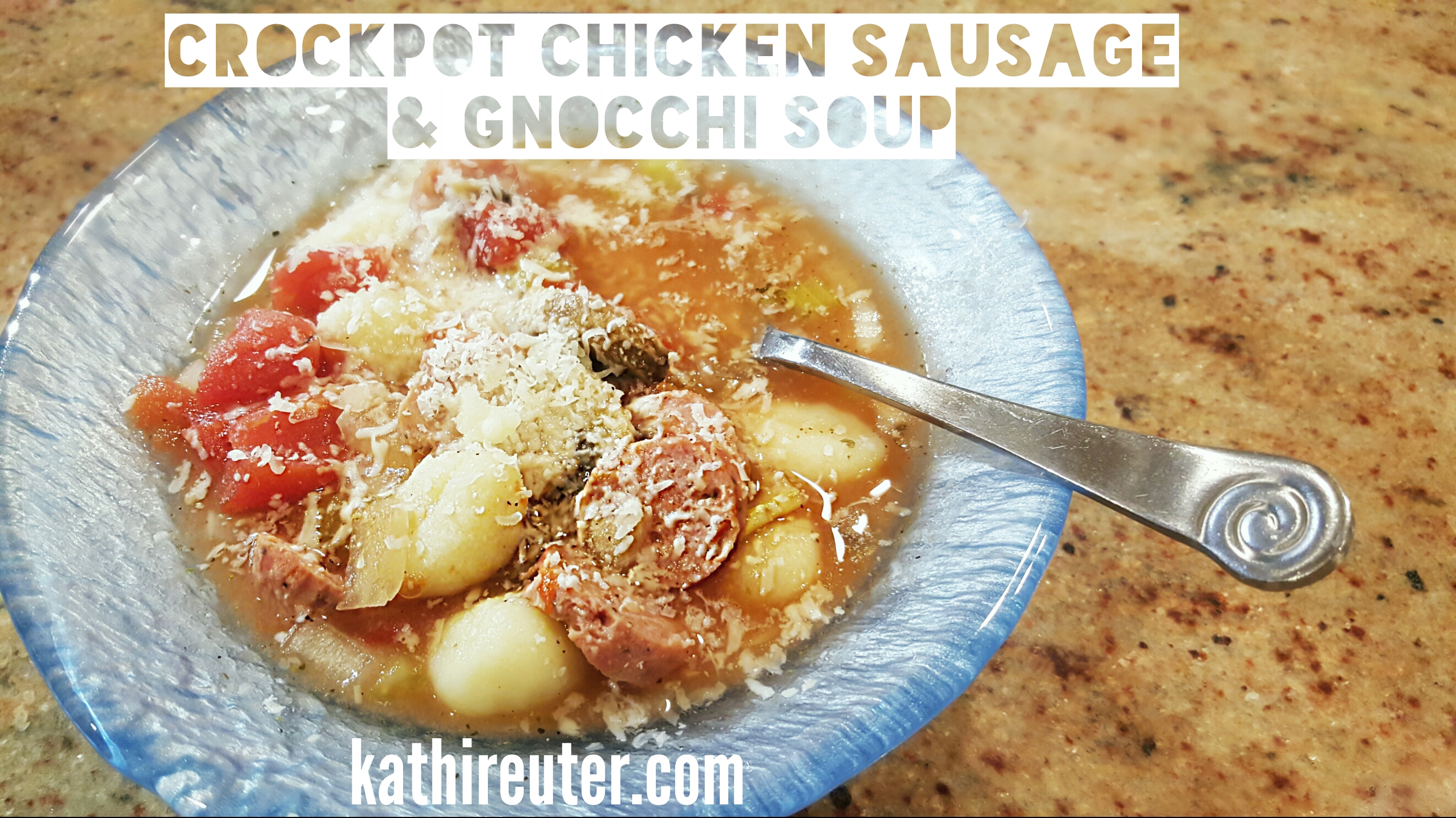 Crockpot Chicken Sausage and Gnocchi Soup
