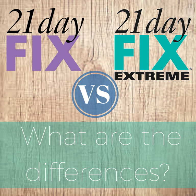 21 Day Fix vs. 21 Day Fix Extreme Differences