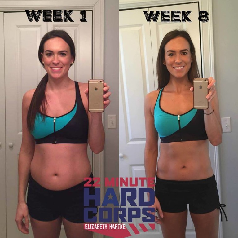 22 minute hard corps before and after photo