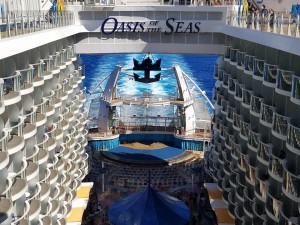 back of oasis of the seas
