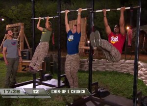 22 minute hard corps resistance 2 chin up L crunch