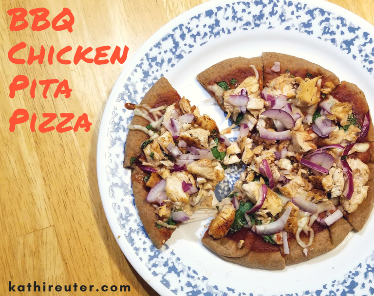 Maple BBQ Chicken Pita Pizza from the Core De Force Eating Plan