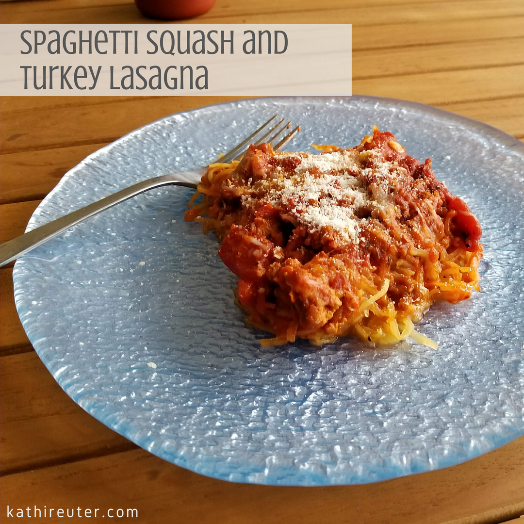 Spaghetti Squash and Turkey Lasagna